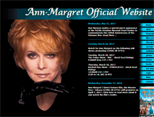 Tablet Screenshot of ann-margret.com